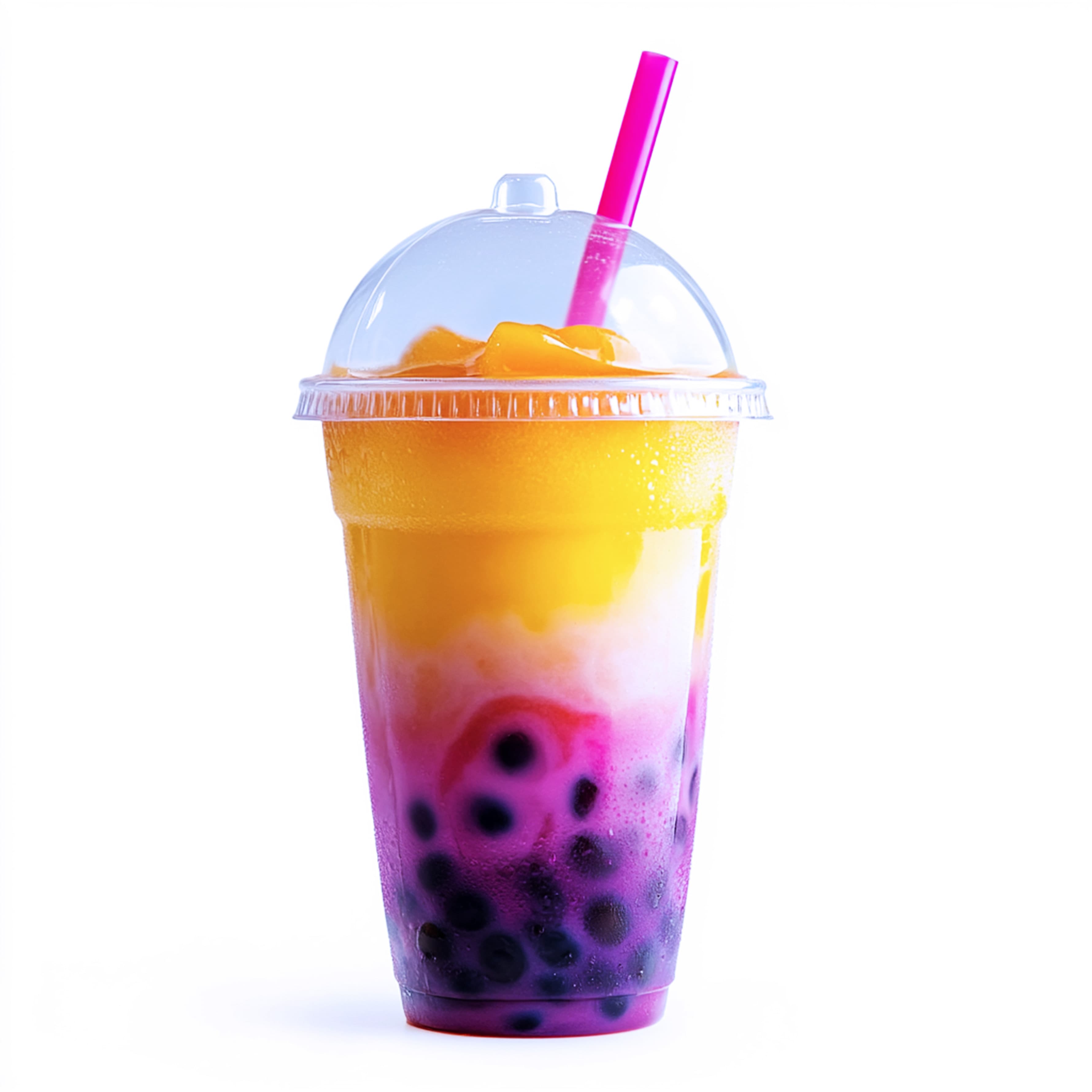 Mango Berry Passionfruit Bubble Tea